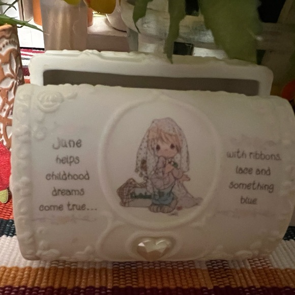 1998 June Pearl Collection Jewelry Box Key Treasure - Picture 2 of 6